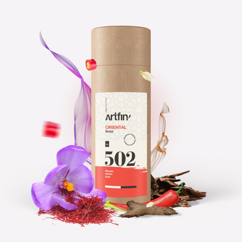 ARTFIN, N°502, oriental boisé, unisexe